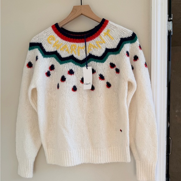 Clare V Sweaters - Clare V Fair Isle Sweater NWT original $365